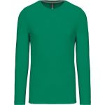 Herren-T-Shirt – Kariban K359 mit langen Ärmeln – Kellygrün XL