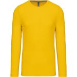 Herren-T-Shirt – Kariban K359 mit langen Ärmeln – Gelb 4XL