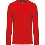 Herren-T-Shirt – Kariban K359 Langarm – Rot M