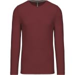 Herren-T-Shirt – Kariban K359 mit langen Ärmeln – Burgunderrot XL