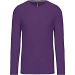 Herren-T-Shirt – Kariban K359 mit langen Ärmeln – Lila 3XL