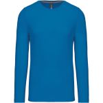 Herren-T-Shirt – Kariban K359 mit langen Ärmeln – Tropisches Blau XL