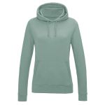 Damen-Sweatshirt JustHoods - Staubiges Grün M