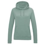 Damen-Sweatshirt JustHoods - Staubiges Grün XXL