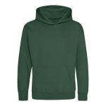 Kinder-Sweatshirt JustHoods - Flaschengrün 7/8 Jahre