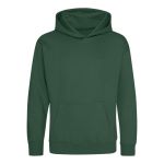 Kinder-Sweatshirt JustHoods - Flaschengrün 5/6 Jahre