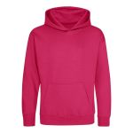 Kinder-Sweatshirt JustHoods – Pink 5/6 Jahre