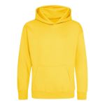 Kinder-Sweatshirt JustHoods - Sonnengelb 12/13 Jahre