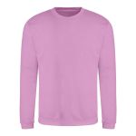 Unisex mikina bez kapuce JustHoods - Lavender XXL