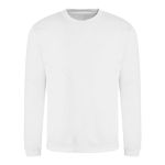 Unisex-Hoodie ohne Kapuze JustHoods - Arktisweiß L