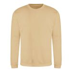 Unisex mikina bez kapuce JustHoods - Desert sand M