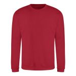 Unisex-Hoodie ohne Kapuze JustHoods - Feuerrot XL