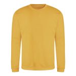 Unisex mikina bez kapuce JustHoods - Gold S