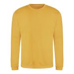 Unisex mikina bez kapuce JustHoods - Gold XL