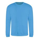 Unisex mikina bez kapuce JustHoods - Hawaiian blue XL