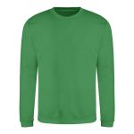 Unisex mikina bez kapuce JustHoods - Kelly green M