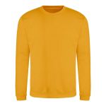 Unisex mikina bez kapuce JustHoods - Mustard S