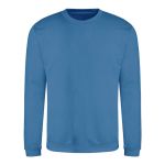 Unisex mikina bez kapuce JustHoods - Sapphire blue 3XL