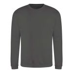 Unisex mikina bez kapuce JustHoods - Steel grey L
