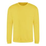 Unisex-Sweatshirt ohne Kapuze JustHoods - Sonnengelb XXL