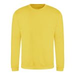 Unisex mikina bez kapuce JustHoods -  Sun yellow S