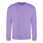 Unisex mikina bez kapuce JustHoods - Digital lavender XL