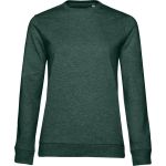 Dámská mikina bez kapuce #Set In - Heather dark green XXL