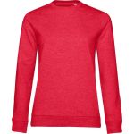Dámská mikina bez kapuce #Set In - Heather red XS