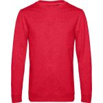 Herren-Sweatshirt ohne Kapuze #Set in - Heather red 3XL