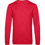 Pánská mikina bez kapuce #Set in - Heather red M