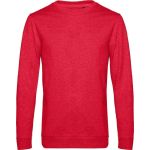 Herren-Sweatshirt ohne Kapuze #Set in - Heather red 3XL