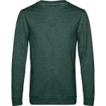 Herren-Sweatshirt ohne Kapuze #Set in - Heather dunkelgrün 3XL