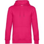 Pánská mikina s kapucí KING Hooded - Magenta pink 3XL