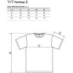 Kinder-Sport-T-Shirt FANTASY - Schwarz 122 cm/6 Jahre