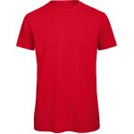 Herren-T-Shirt B+C Inspire T aus Bio-Baumwolle – Rot XL