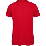 Herren T-Shirt B+C Inspire T aus Bio-Baumwolle - Rot L