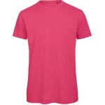 Herren-T-Shirt B+C Inspire T aus Bio-Baumwolle – Fuchsia M