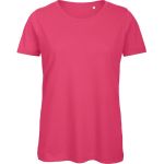 Dámské tričko B+C Inspire T z bio bavlny - Fuchsia M