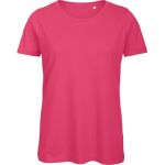 Damen T-Shirt B+C Inspire T aus Bio-Baumwolle - Fuchsia S