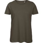B+C Inspire T-Shirt aus Bio-Baumwolle für Damen – Khaki S