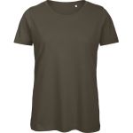 Damen T-Shirt B+C Inspire T aus Bio-Baumwolle - Khaki XXL
