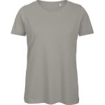 Damen T-Shirt B+C Inspire T aus Bio-Baumwolle - Hellgrau XS