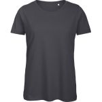 Damen T-Shirt B+C Inspire T aus Bio-Baumwolle - Dunkelgrau XL
