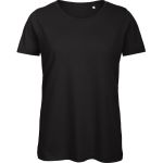 Damen T-Shirt B+C Inspire T aus Bio-Baumwolle - Schwarz XXL