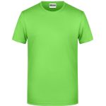 Herren-T-Shirt aus Bio-Baumwolle James+Nicholson 8008 – Limettengrün M