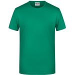 James+Nicholson 8008 Herren-T-Shirt aus Bio-Baumwolle – Irischgrün XXL