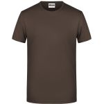 Pánské tričko z bio bavlny James+Nicholson 8008 - Brown M