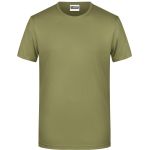James+Nicholson 8008 Herren-T-Shirt aus Bio-Baumwolle – Khaki L