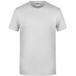 James+Nicholson 8008 Herren-T-Shirt aus Bio-Baumwolle – Ash L
