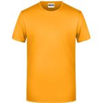 Herren-T-Shirt aus Bio-Baumwolle James+Nicholson 8008 - Goldgelb M
